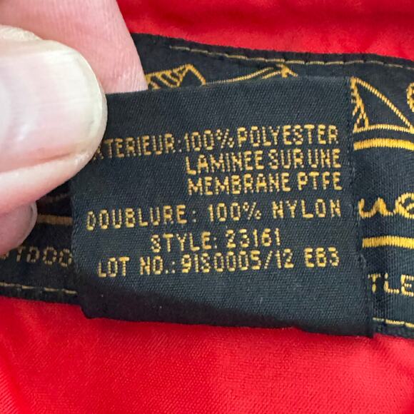 Vintage 90s Eddie Bauer Gore Tex Red Green Pullover Windbreaker Men Size Medium - Picture 8 of 14